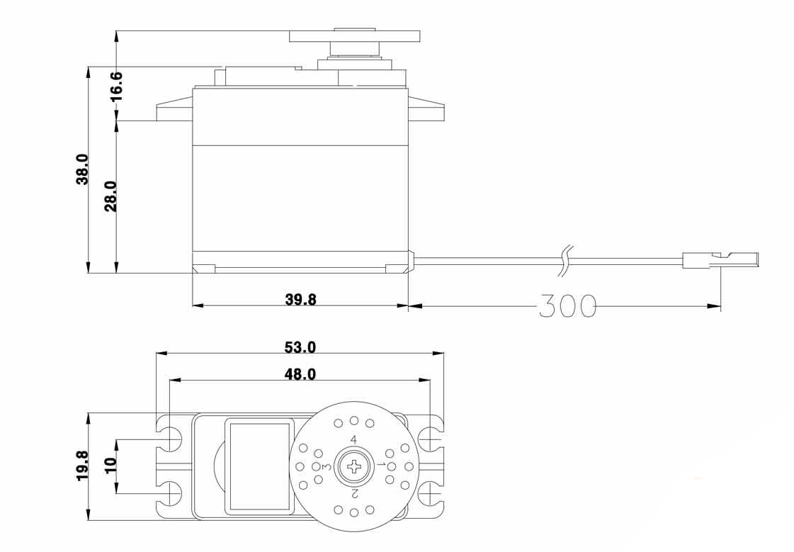 Hitec HS-5496MH Metal Gear 7.4V Digital Servo