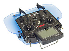 Jeti Transmitter Tray DS-14/16 Lite Blue w/Brackets