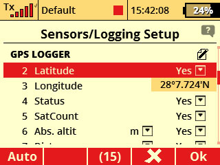 Elite Telemetry Sensor High Speed GPS w/Compass & Data Logger (Jeti EX,  Graupner HoTT, Futaba S.Bus2)