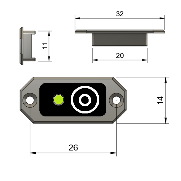 Elite Power Sliding Touch Switch for Voltario & Jeti Devices (Magnetic Switch Replacement) 