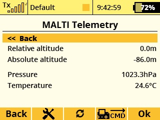 Jeti Telemetry Sensor Altimeter MAlti EX