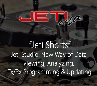 Jeti Studio, New Way of Data Viewing, Analyzing, Tx/Rx Programming & Updating