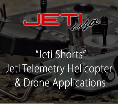 Jeti Telemetry Helicopter & Drone Applications
