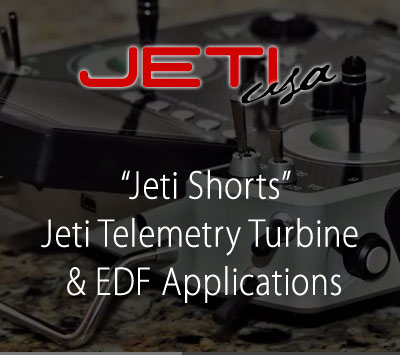 Jeti Telemetry Turbine & EDF Applications